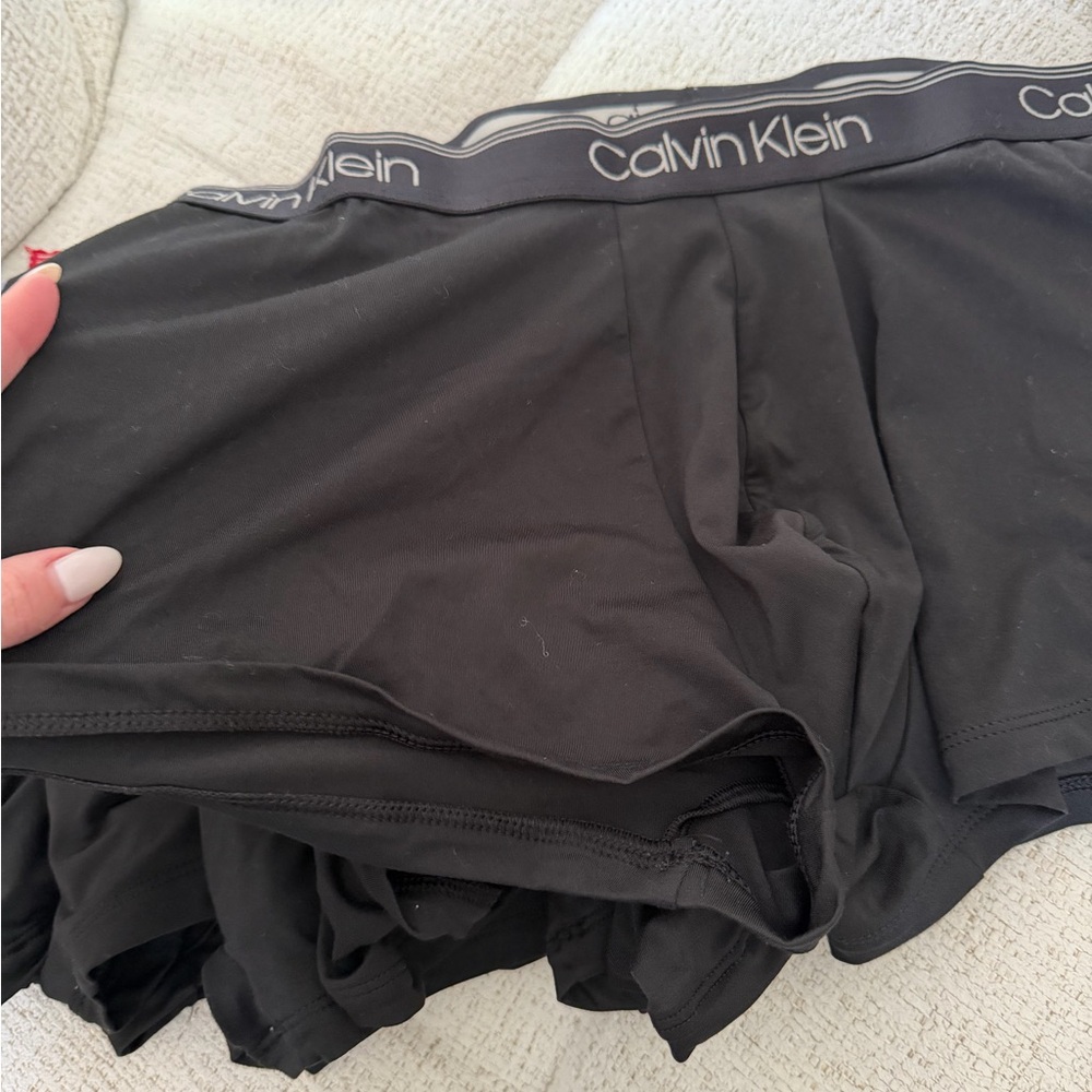 Calvin Klein Men's Boxer Briefs - Black, Teal, Navy, Red Waistband set of 10 - Picture 11 of 15